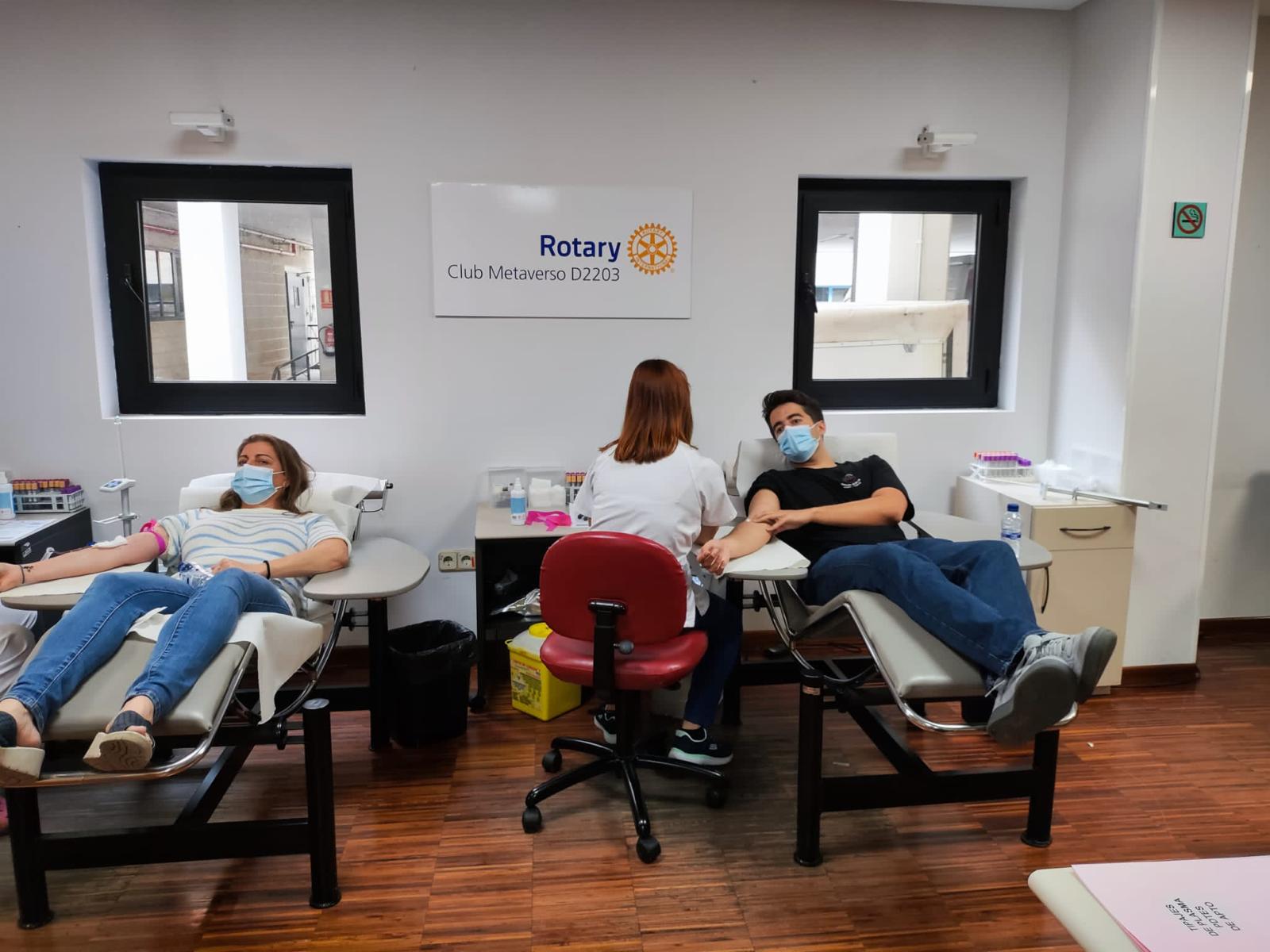Jornada de donación de sangre promovida por Rotary Metaverso D2203