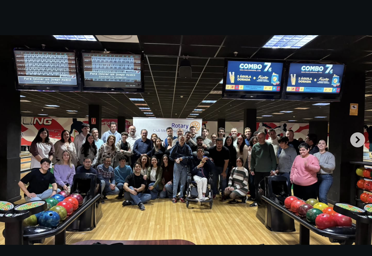 Participantes del primer Torneo de Bolos Solidario.